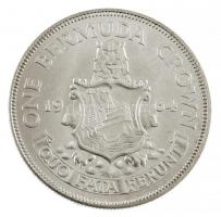 Bermuda 1964. 1C Ag &quot;II. Erzsébet&quot; T:1-  Bermuda 1964. 1 Crown Ag &quot;Elizabeth II&quot; C:AU  Krause KM#14