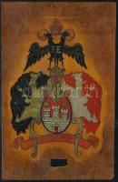 cca 1930 Civitas fidelissima, Sopron, karton, sérült, 13×8 cm