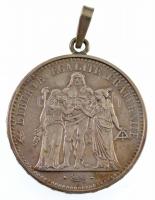 Franciaország 1966. 10Fr Ag "Herkules csoport" T:1-,2 fül France 1966. 10 Francs Ag "...