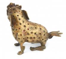 Kínai fő (pho) kutya pár. Réz. 15 cm