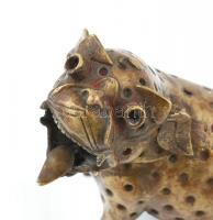 Kínai fő (pho) kutya pár. Réz. 15 cm