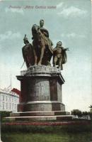 Pozsony, Bratislava; Mária Terézia szobor / statue (fa)