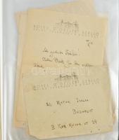 cca 1939-1945 Magyar és külföldi szállodák fejléces borítékjai, levélpapírjai, közte egy harmadik bi...