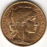 Franciaország 1906 20Fr arany 6,451gr T:3