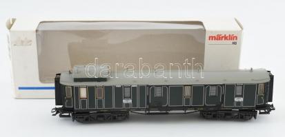 Märklin H0 41371 cikkszámú vasútmodell, poggyászkocsi, újszerű állapotban, eredeti dobozában / Märklin H0 No. 41371 model railway, baggage car, in good condition, in original box