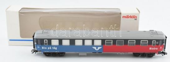 Märklin H0 43772 cikkszámú vasútmodell, személy- és étkezőkocsi, újszerű állapotban, eredeti dobozában / Märklin H0 No. 43772 model railway, passenger and buffet car, in good condition, in original box