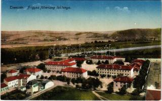 Trencsén, Trencín; Frigyes főherceg laktanya. Szold E. kiadása / K.u.k. military barracks