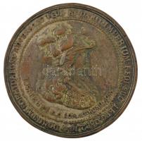 Ausztria (?) DN "I. József" kétoldalas ezüstözött bronz emlékérem "JOSEPHUS I D.C. RO...
