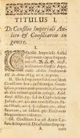 Breviculum Praxis Imperialis Aulicae, ex Aurea Bulla, Recessu Imperii de anno 1654: Capitulatione Im...