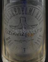 Kereskedelmi Bank Szikvízgyára Hódmezővásárhely, eredeti fejjel, kis csorbákkal, kopásnyomokkal, m: ...