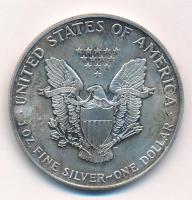 Amerikai Egyesült Államok 1990. 1$ Ag American Silver Eagle T:1- patina USA 1990. 1 Dollar Ag American Silver Eagle C:AU patina Krause KM#273