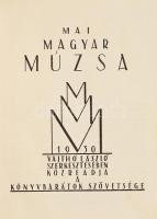 Mai magyar múzsa 1930. Szerk. Vajthó László. Bp., Könyvbarátok Szövetsége. Kiadói aranyozott félbőr ...