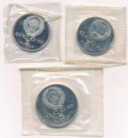 Szovjetunió 1989. 1R Cu-Ni "Modeszt Petrovics Muszorgszkij" + 1990. 1R Cu-Ni "Anton P...