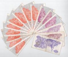 Ukrajna 1991. 25K (2x) + 100K + 1992. 100K (9x) + 1000K (3x) T:III közte szakadás, folt
Ukraine 199...