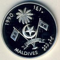 Maldív-szigetek 1990. 250R Ag "Olimpia-úszás" T:PP