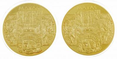 DN "Maják - Maja naptár" aranyozott, részben multicolor festett fém emlékérem (70mm) + &qu...