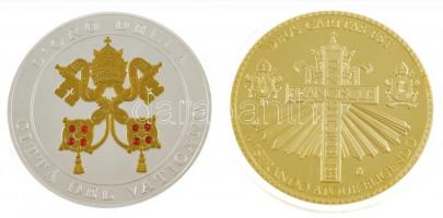 2008. "La creazione dell'Umo" ezüstözött, részben aranyozott és multicolor festett, k...