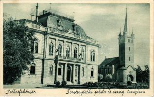 1939 Székesfehérvár, Törvényszéki palota és evangélikus templom