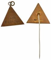 ~1900. "MFC" zománcozott jelvény "Morzsányi J. Budapest" gyártói jelzéssel + &qu...