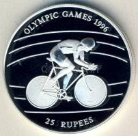 Seychelle-szigetek 1995. 25R Ag "Olimpiai játékok-kerékpár" T:PP