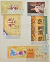 1914-2006 2.640 klf magyar bélyeg, blokk és kisív 14 lapos berakóban