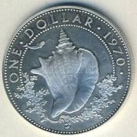 Bahama-szigetek 1970. 1$ Ag T:PP