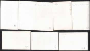 1956 17 db fotó a forradalom idejéből, Budapesti helyszínek, többségében a hátoldalán feliratozott (...