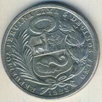 Peru 1923. 1S Ag T:3