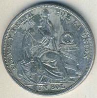 Peru 1923. 1S Ag T:3