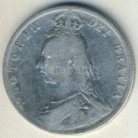 Nagy-Britannia 1889. 1/2Cr Ag Viktória T:3 kis ph