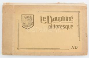 cca 1900 Le Dauphine pittoresque, 17 db képet tartalmazó album, 10×15 cm