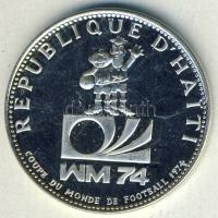 Haiti 1973. 25G Ag "Labdarúgó VB" T:PP