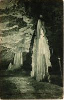 1907 Dobsina, Dobschau; Dobsinai jégbarlang, belső / Eishöhle Dobsina / Dobsinská ladová jaskyna / ice cave, interior (EB)