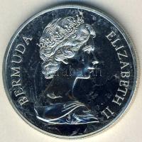 Bermuda 1972. 1$ Ag "Ezüstlakodalom" T:PL
