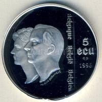 Belgium 1996. 5Ecu Ag "UNICEF 50. évforduló" T:PP