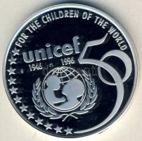 Belgium 1996. 5Ecu Ag "UNICEF 50. évforduló" T:PP