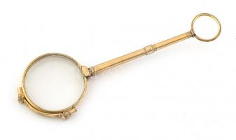 Régi lornyon, kopott, h: 14 cm