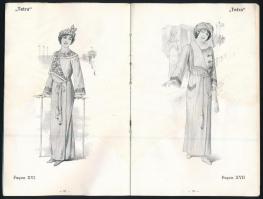 1913 Velenczei Budapest, fürdőköpeny-katalógus az 1913. évre, 39p