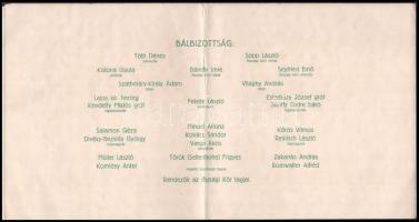 1935 Meghívó a M. Kir. József Nádor Műszaki és Gazdaságtudományi Egyetem bánya- stb. mérnöki hallgat...