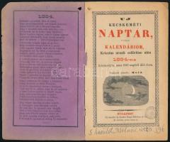 1894 Kecskeméti naptár, avagy kalendáriom Krisztus urunk születése után, 48p