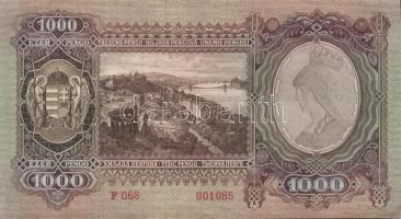 1943. 1000P(2x)egymásutáni sorszámokkal T:II-