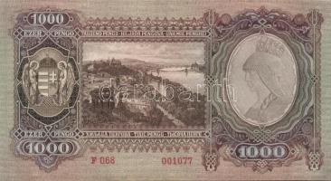 1943. 1000P(4x)egymásutáni sorszámokkal T:II+