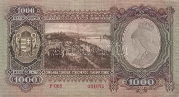1943. 1000P(4x)egymásutáni sorszámokkal T:II+