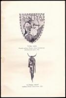 Szokásrend. II. kiadás. A csoport "dominus praesens maiorja", Koiss Géza által DEDIKÁLT pé...