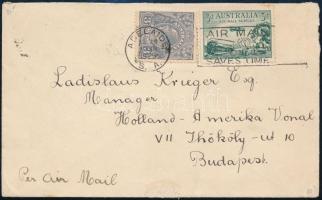 1929 Légi levél Budapestre