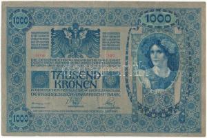 1902. 1000K piros "MAGYARORSZÁG" körbélyegzővel T:III Adamo SK35B