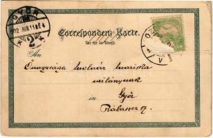 1902 Klagenfurt (Kärnten), Am Kanal / canal. Kuenstlerpostkarte No. 1765. von Ottmar Zieher Kunstans...