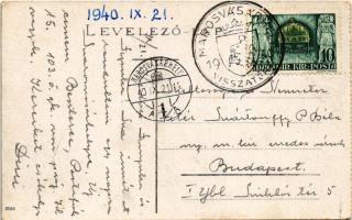 1940 Marosvásárhely, Targu Mures; Katonai alreáliskola / military school + "1940 Marosvásárhely...