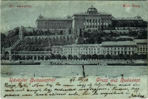 1898 (Vorläufer) Budapest I. Királyi várpalota (EK)