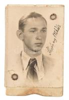 1940 Bp., Danuvia Fegyver- és Lőszergyár Rt. fényképes igazolvány